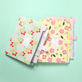 碎花森系6格A4风琴包【四色混发】