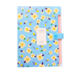 碎花森系6格A4风琴包【四色混发】