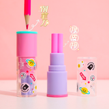 口红造型2合1橡皮擦削笔机