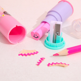 口红造型2合1橡皮擦削笔机