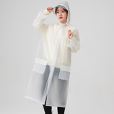 EVA非一次性轻便连体式便携雨衣【多色混发】Rain Coat