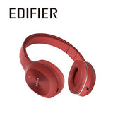 EDIFIER W800BT+ 立体声头戴式蓝牙耳罩耳机 红色 Bluetooth Over-ear Wired and Wireless Bluetooth Headphones