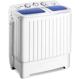 20 磅紧凑型双桶家用洗衣机 20 lbs Compact Twin Tub Washing Machine for Home Use