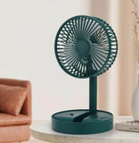 折叠式便携收纳台式充电风扇【3色混发】Rechargeable Foldable Desk Fan