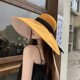 超大遮颜防晒渔夫帽 3色混发 Wide Brim Sun Hat - The Best Shop