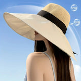 超大遮颜防晒渔夫帽 3色混发 Wide Brim Sun Hat - The Best Shop