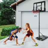 4.25-10 英尺可调节篮球框系统带 44 英寸篮板-A 4.25-10 Feet Adjustable Basketball Hoop System with 44 Inch Backboard-A