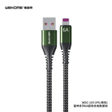 Wekome WDC-169苹果快充数据线 黑色/银色 Raython Lightning Super F Charging Cable 6A