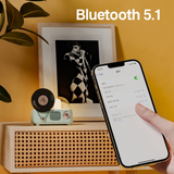 Y02蓝牙唱片音响 白色/粉色 Vinyl Record Player Bluetooth Speaker