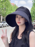 The Best Shop - 字母款空顶围帽 4色混发 Topless Visor Cap