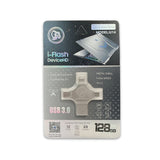 4合一U盘128G 黑色/银色 4 in 1 USB 3.0 i-Flash Drive - The Best Shop