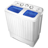 20 磅紧凑型双桶家用洗衣机 20 lbs Compact Twin Tub Washing Machine for Home Use