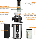 Costway 离心式2档高速榨汁机 2-speed Anti-drip Centrifugal Juicer 400W