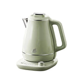 小浣熊 ZDH-S15Y5 5段调温保温电热水壶 304不锈钢 Little Raccoon 1.5L S/S Electric Kettle 1500W Green 1.5L 1500W  