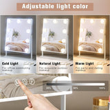 可调光LED化妆台镜 9 LED Bulbs Hollywood Makeup Mirror 25x30cm