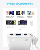 Anker Digital Display Power Bank 10000mAh 22.5W Black/Purple