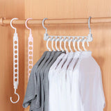 门后七连挂钩 7 Holes Space Saving Clothes Hanger