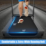 2.25 马力电动跑步机，带应用程序控制 2.25 HP Electric Treadmill Running Machine with App Control