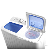 20 磅紧凑型双桶家用洗衣机 20 lbs Compact Twin Tub Washing Machine for Home Use