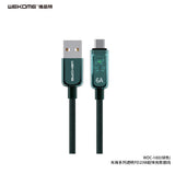 WEKOME维品特 超快充数据线A-C 黑色/绿色 Vanguard Type-C 6A Fast Charging Cable