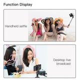 Yesido SF11手持360度蓝牙遥控自拍杆 360° Rotation Selfie Stick Tripod