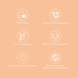 小浣熊 Little Raccoon 旅行电热水杯 全球通用 550ml 300W