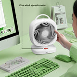 8"迷你五档风速调节充电台扇【多色混发】Rechargeable Mini Table Fan