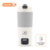 小浣熊 Little Raccoon 旅行电热水杯 全球通用 550ml 300W