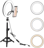 调光补光灯三角支架 LED Ring Light w/Tripod 10.2