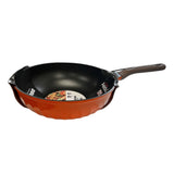 Arisu 电磁炉适用 木柄轻巧不沾炒锅 28cm/30cm/32cm Non-stick IH Wok Pan