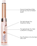 CONAIR康耐尔 陶瓷釉面无线速热卷发器 Unbound Petite Cordless Ceramic Curling Iron