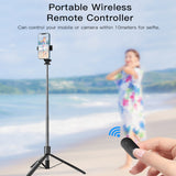 Yesido SF13三脚架伸缩蓝牙自拍杆 Retractable BT Selfie Stick Tripod 1.58M