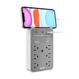 Huntkey 三孔USB+六头墙插 Outlet Extender 3-port USB-A + 6-outlet