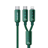 Wekome WDC-194 2合1超快充数据线 黑色/绿色 Vanguard 2 in 1 Fast Charging Data Cable