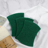 Xinya scouring pad with sand 3 pieces easy to decontaminate / easy to clean 
