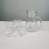 奥莉维亚水具5件套 1050ml+245ml*4 (1壶4杯) Glass Water Jug Set