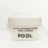 PO:DL 双重净颜卸妆膏泡洁面乳 130ml  PO:DL 2X Fresh Bam Balm To Foam Cleanser 130ml