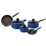 T-fal锅具套装 5锅+3盖 Essentials Cookware Set 8-pc