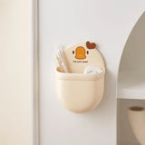 The Judy Swan 可爱小黄鸡壁挂收纳盒 11.5x16.3x6.15cm Wall Mount Organizer - The Best Shop