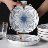 日式陶瓷家用8寸盘子