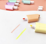 迷你可爱雪糕荧光笔6入