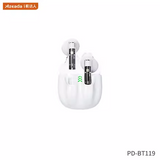 Azeada机达人 BT119歌达无线耳机 白色 Godar TWS Bluetooth 5.3 Earbuds