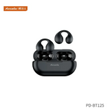 Azeada机达人 BT125领派运动耳机 黑色/白色 Lingpy TWS Bluetooth 5.3 Clip Earbuds