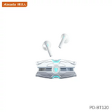 Azeada机达人 BT120曙光游戏耳机 银白色 Sunshine TWS Bluetooth 5.3 Earbuds