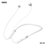 Remax RB-S9无线脖挂运动耳机 黑色/白色 Wireless 5.3 Neckband Sports Earbuds