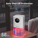 Anoepuy 高效除湿机 Highly Efficient Dehumidifier w/7-color Light 1.7L