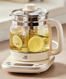 小浣熊 1.5L多功能可拆卸茶篮恒温电水壶养生壶 米色 Little Raccoon Multi-function Health Kettle 1.5L 800W