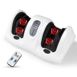 高强度滚轮指压腿足按摩器 白色 Shiatsu Foot Massager w/High Intensity Rollers