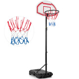 高度可调节篮球框，带 2 个网和可填充底座 Height Adjustable Basketball Hoop with 2 Nets and Fillable Base