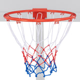 18 英寸篮球框替换球门，带全天候网和安装硬件 - 橙色 18 Inch Basketball Rim Goal Replacement with All Weather Net and Mounting Hardware-Orange